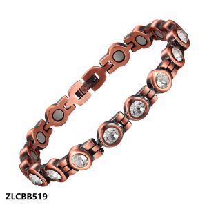 Pure Copper Bracelet for women inlay natural stones in colors